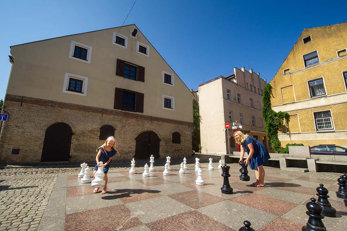 Life-Size Outdoor Chess